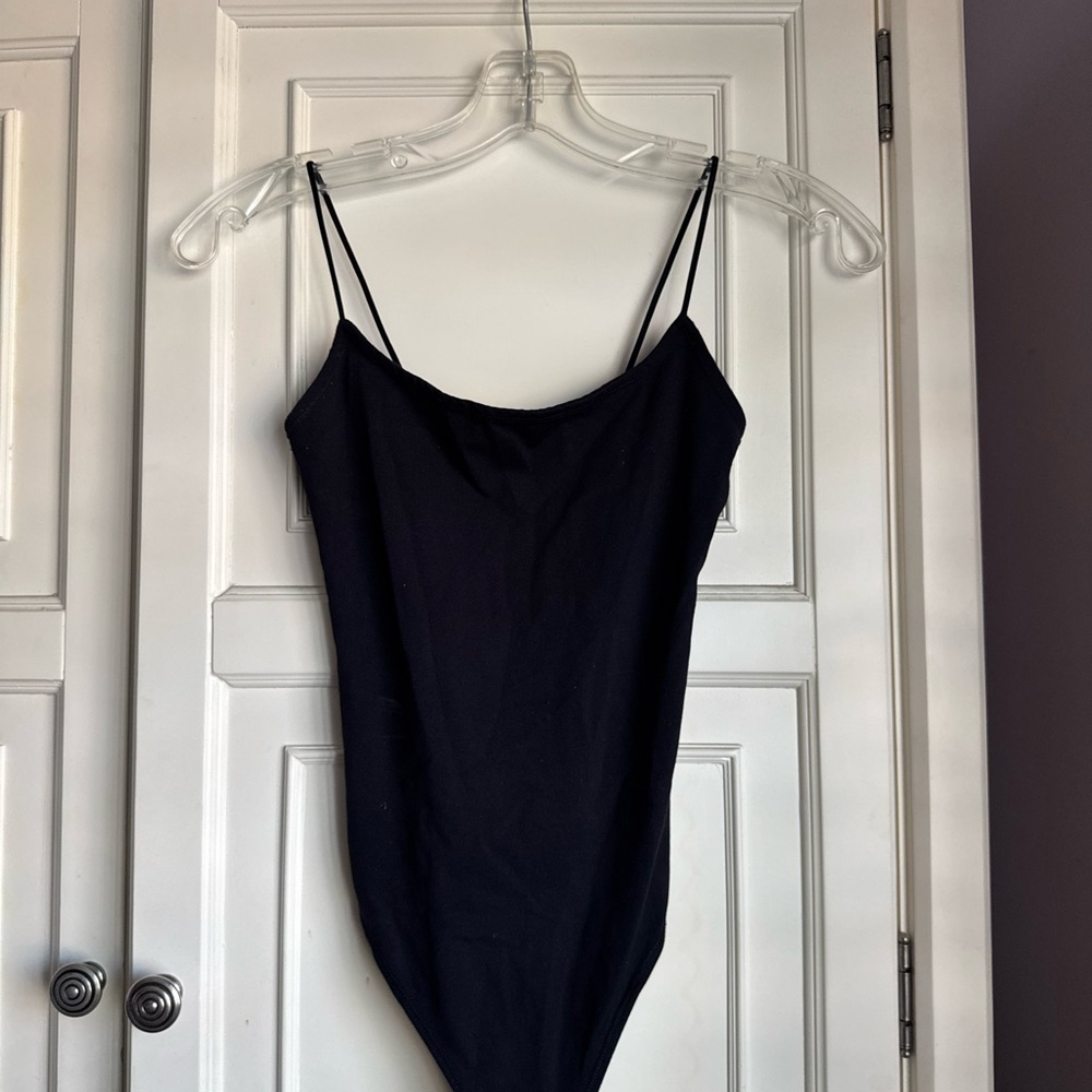 Abercrombie & Fitch Black Spaghetti Strap Bodysuit